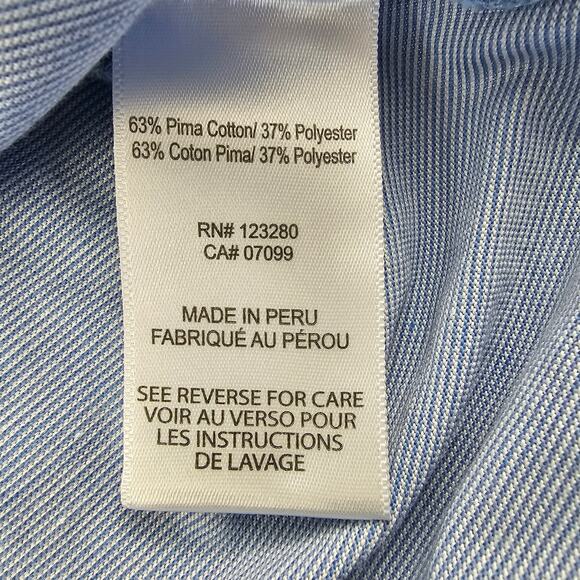 Travis Mathew Men's Polo Shirt Sky Blue Size Extra Large - Picture 5 of 8